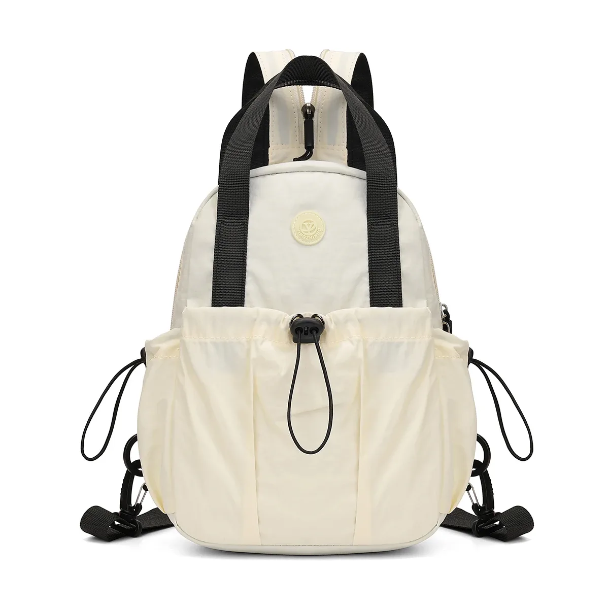 sac de poitrine pour étudiant, sac bandoulière, sac de voyage multifonctionnel double usage pour femme, léger, tendance, sac à dos polyvalent pour les trajets quotidiens