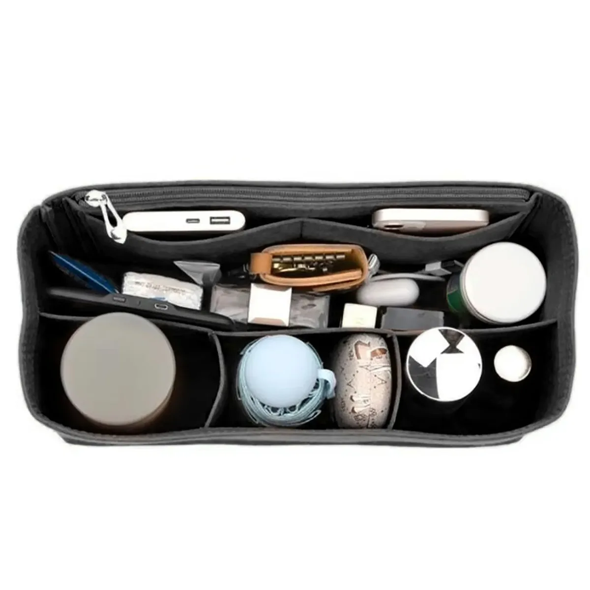 1 pièce organisateur de sac à main en feutre, insert de maintien de forme pour sacs liz visetos speedy neverful
