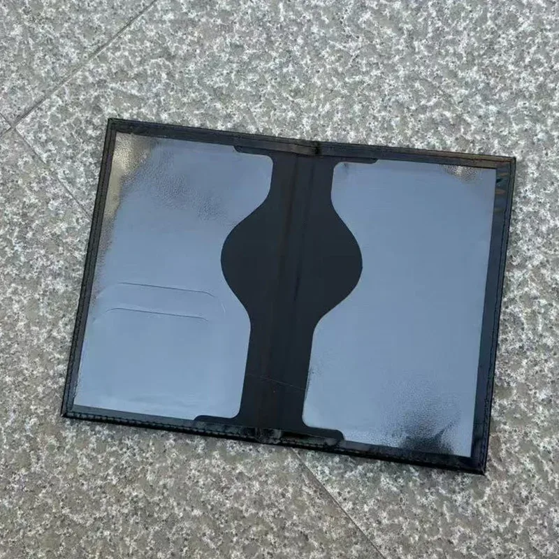 porte-passeport russe à double tête d'aigle | organisateur élégant de documents de voyage, étui de protection en cuir pu pour billets et cartes
