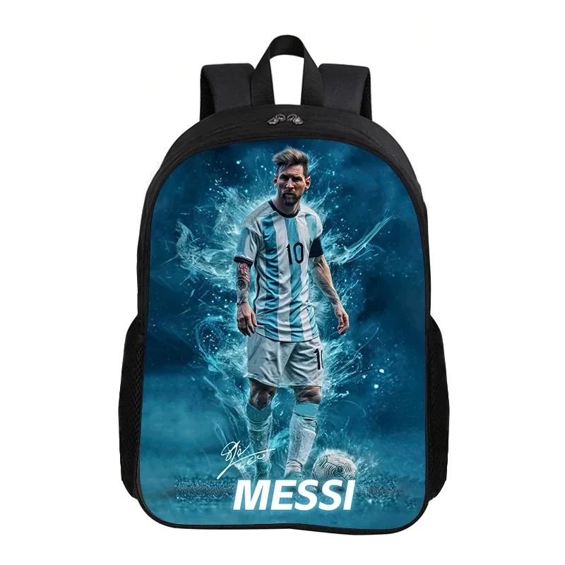 sac à dos m-messi pour l'école et les voyages, sac à dos de sport pour enfant, sac à dos de football pour enfant, sac à dos de star du football, cadeau