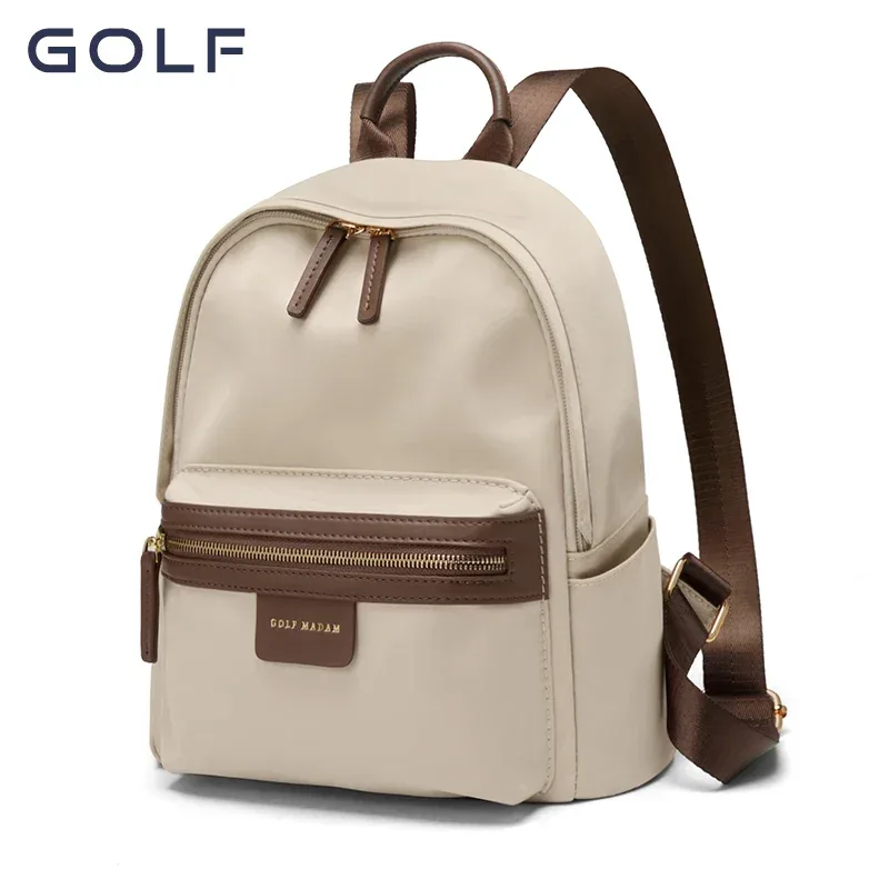 golf-petits sacs à dos anti-vol avec fermeture éclair pour femme, sacoches d'école pour étudiants, tendance 2024