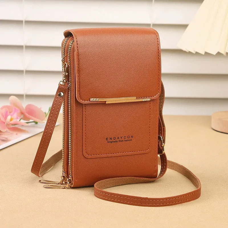 sacs à bandoulière pour femmes, portefeuilles pour écran tactile, sac à main pour téléphone portable, sac à main avec sangle en cuir souple, sacoches de luxe