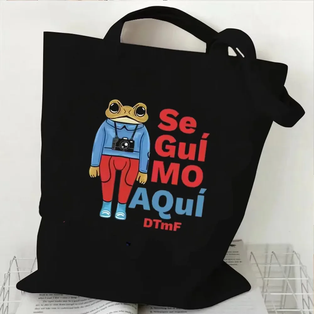 sac fourre-tout pliable bad bunny, sacs en tissu, sac de shopping, sac fourre-tout pour femme