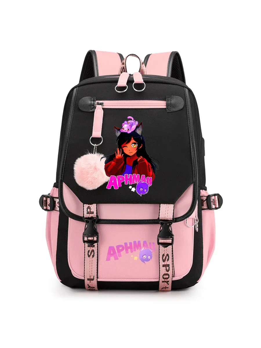 sac à dos aphmau anime pour adolescents, sacs à livres tendance pour la rentrée scolaire, sac à dos pour ordinateur portable pour étudiants