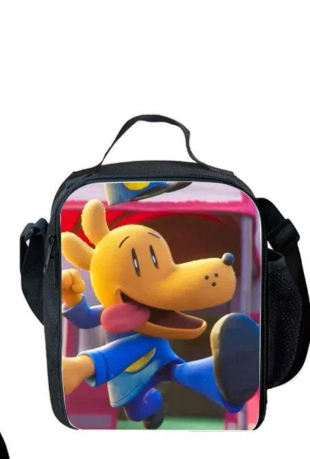 sac à dos d'école de dessin animé dogman pour enfants, sacs à lunch, sacs à crayons, garçons, filles, meilleur cadeau, ensemble de 3 pièces