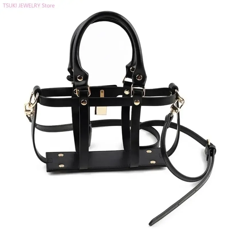sac fourre-tout creux, ensemble de sacs messager avec bandoulière, pochette en pu pour sac à main, sac à bandoulière, accessoires de bricolage