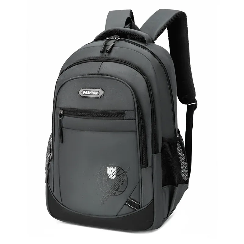 sac de voyage léger et épais de couleur unie, sac d'école de grande capacité pour garçons et lycéens, sac à dos pour filles en vente