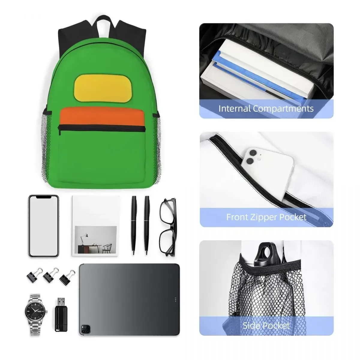 sac à dos d'étudiant ash ketchum, sac d'école, sac à dos de randonnée, sac à dos de voyage pour garçons et filles, sac à dos à la mode, sacs à bandoulière