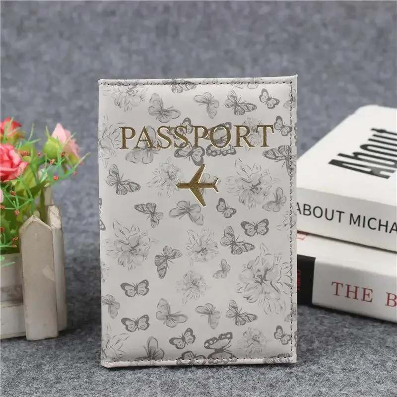 housse de passeport en cuir pu pour hommes et femmes, organiseur, porte-cartes de protection, étui pour documents d'identité, étui de voyage pour passeport international