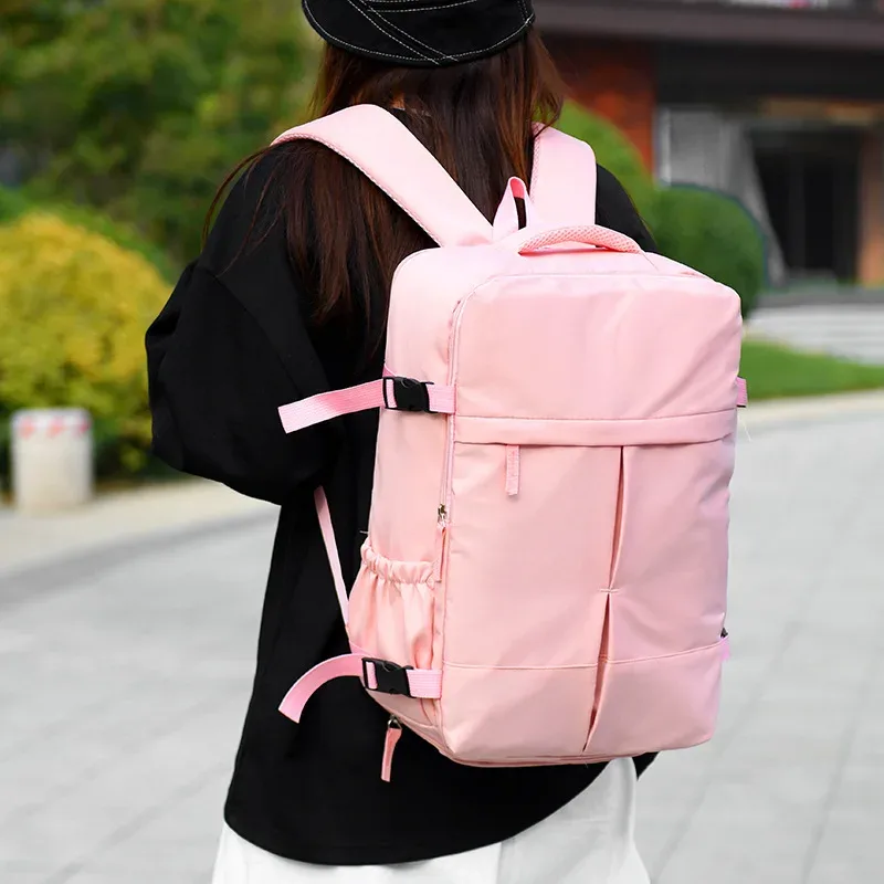 sac à dos de loisirs pour l'europe et les états-unis, sac à dos de voyage de grande capacité, compartiment à chaussures indépendant, sac pour ordinateur.
