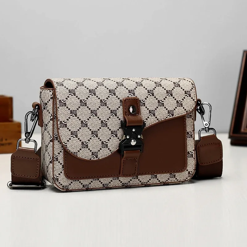 sac bandoulière élégant pour homme haut de gamme en cuir pu, sac à bandoulière minimaliste pour affaires, parfait pour les trajets quotidiens et les voyages