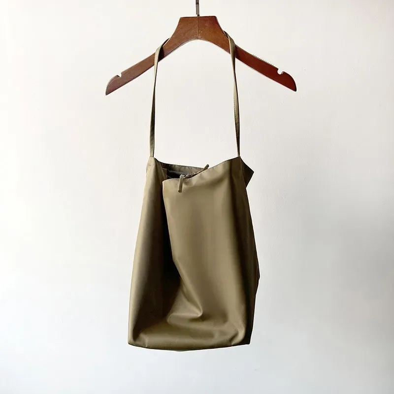 sac fourre-tout en nylon souple de grande capacité, bandoulière unique, sangle ouverte, sac à bandoulière unique, commconsulstyle