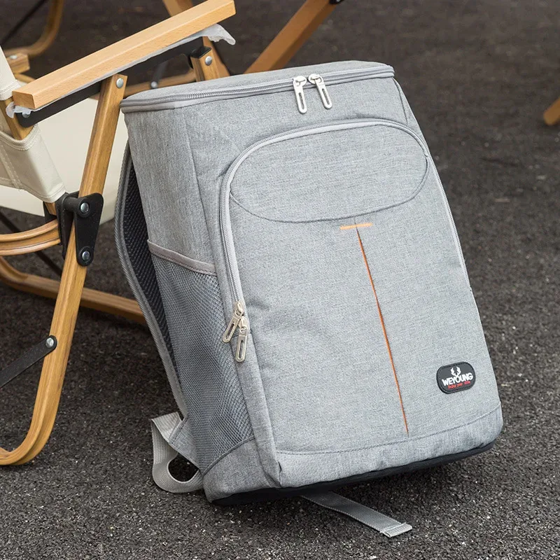 nouveau sac de glace en plein air sac isolé à main sac à dos grande capacité sac de pique-nique multifonctionnel