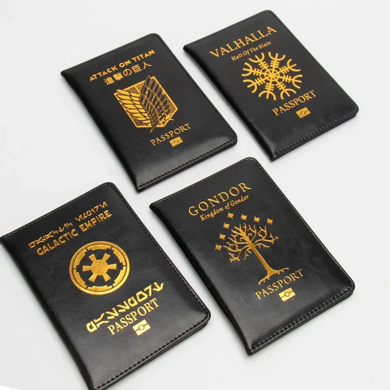 cadenas serrure tsa synthétique noir motifs dorés symboles populaires voyage anime franchises attaque titan valhalla gondor