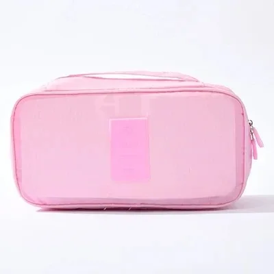 sac de rangement de voyage étanche multi-compartiments pour sous-vêtements, étui portable pour soutien-gorge et chaussettes, pochette de lingerie multi-imprimés pour femmes