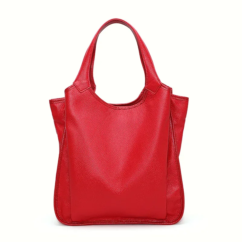 aidrani – sac fourre-tout en cuir de vache véritable pour femmes, sac à bandoulière en cuir souple de grande capacité, sac à main pour le bureau et les déplacements quotidiens
