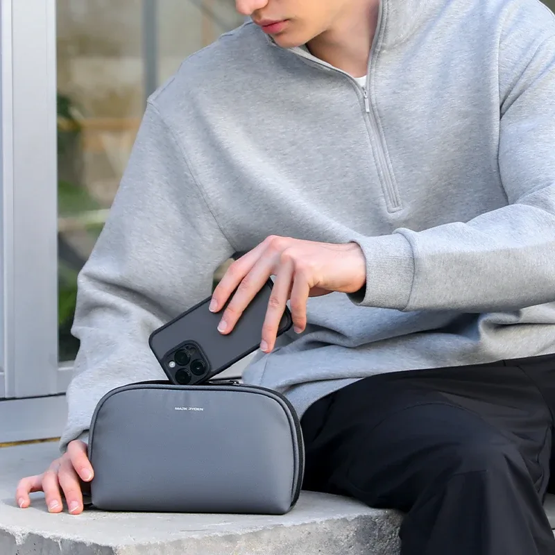 sac de rangement pour accessoires numériques mark ryden, organiseur électronique portable de voyage, sac à main multi-poches