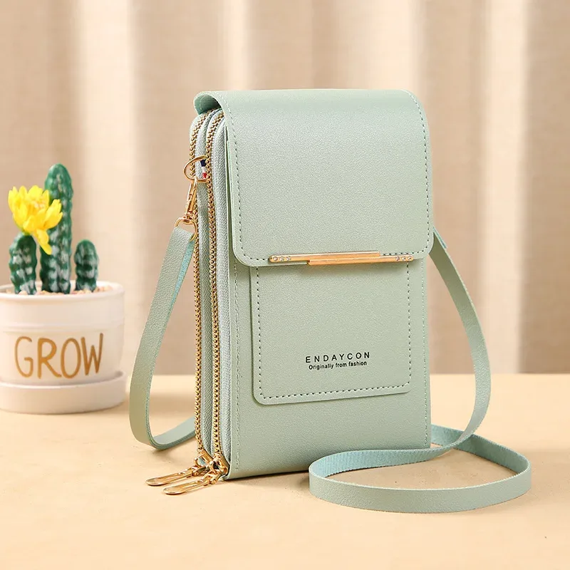 écran tactile téléphone portable femmes sacs portefeuilles en cuir souple sacs à main sacs à bandoulière pour femmes petit sac à main sacs pour femmes bon marché