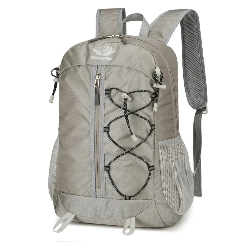 sac à dos de voyage pliant de grande capacité, ultraléger pour sports de plein air avec bretelles respirantes pour voyager et randonnée