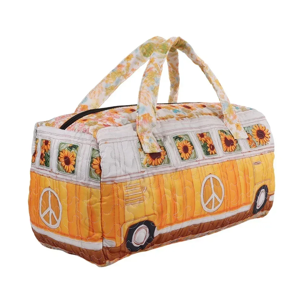 sac de voyage matelassé à sangle réglable, sac fourre-tout matelassé 3d, sac à main pour courtes distances, sac de voyage grande capacité