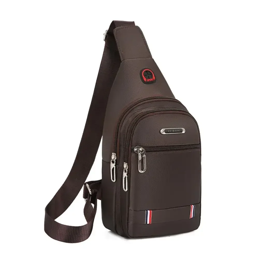 noir gris marron hommes sacs de messager nouveau rectangle oxford tissu hommes sac à bandoulière usb charge sac à bandoulière mâle 3 sac à fermeture éclair