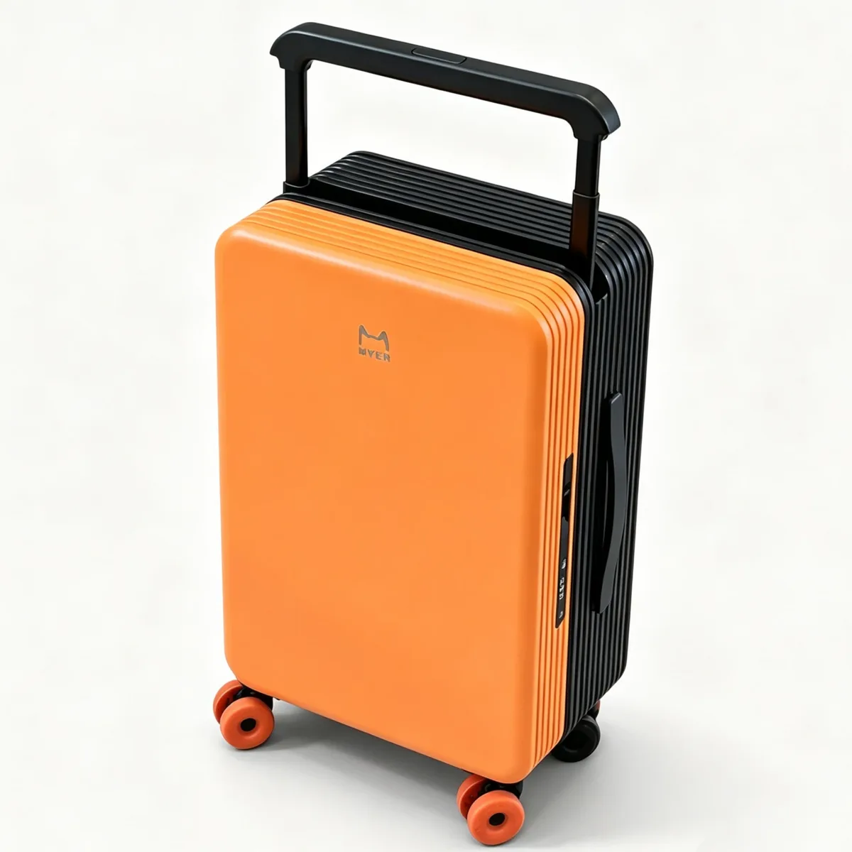 valise de voyage multi-couleurs tendance en polycarbonate rigide 20 pouces, bagage cabine pour femme, à roulettes, avec poignée large, compatible tsa