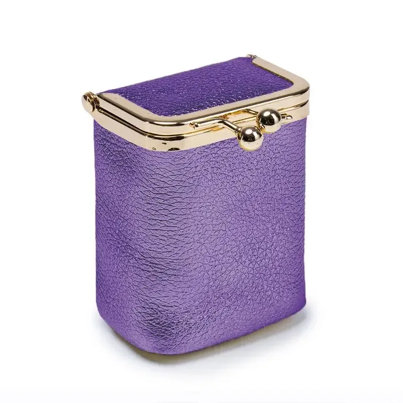 organisateur voyage cuir texturé noir blanc rouge vert bleu marine rose mini pochette accessoires maquillage transport journee voyage