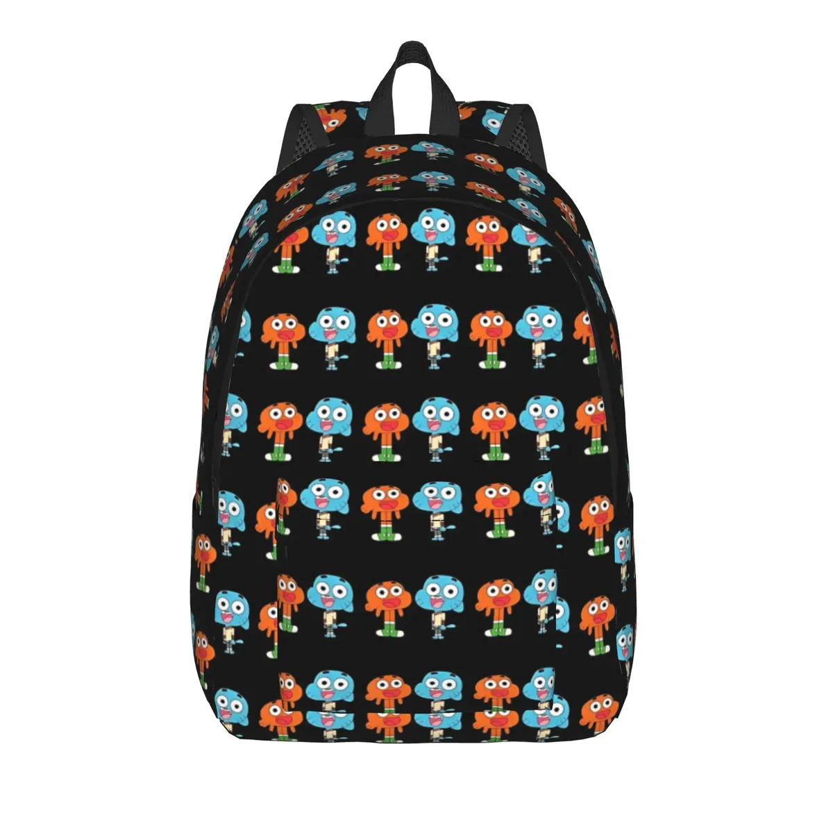 sac à dos décontracté gumballs cartoon pour l'extérieur, le lycée et le travail, pour hommes et femmes, sac à dos pour ordinateur portable en toile