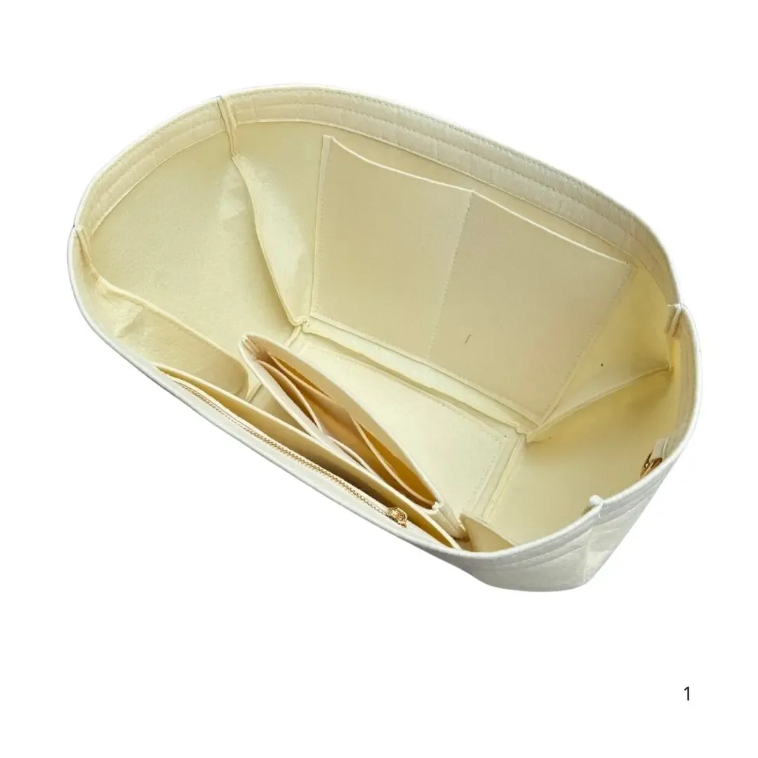 pour sac intérieur organisateur liner cyme mini, pochette de rangement pour organiser et maintenir la forme, insert de sac à main cyme mini