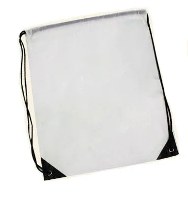 sac à dos de sport étanche avec cordon de serrage, pochette avec logo imprimé personnalisé pour hommes, femmes et étudiants