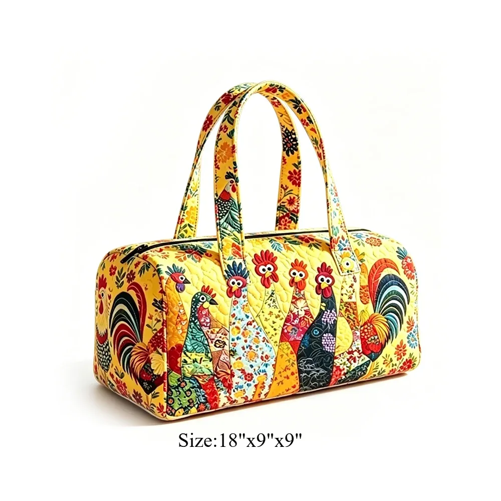 sac de voyage matelassé à imprimé chien teckel mignon, rayures arc-en-ciel, pour les amoureux des animaux, sac de week-end léger en polyester pour femmes et filles