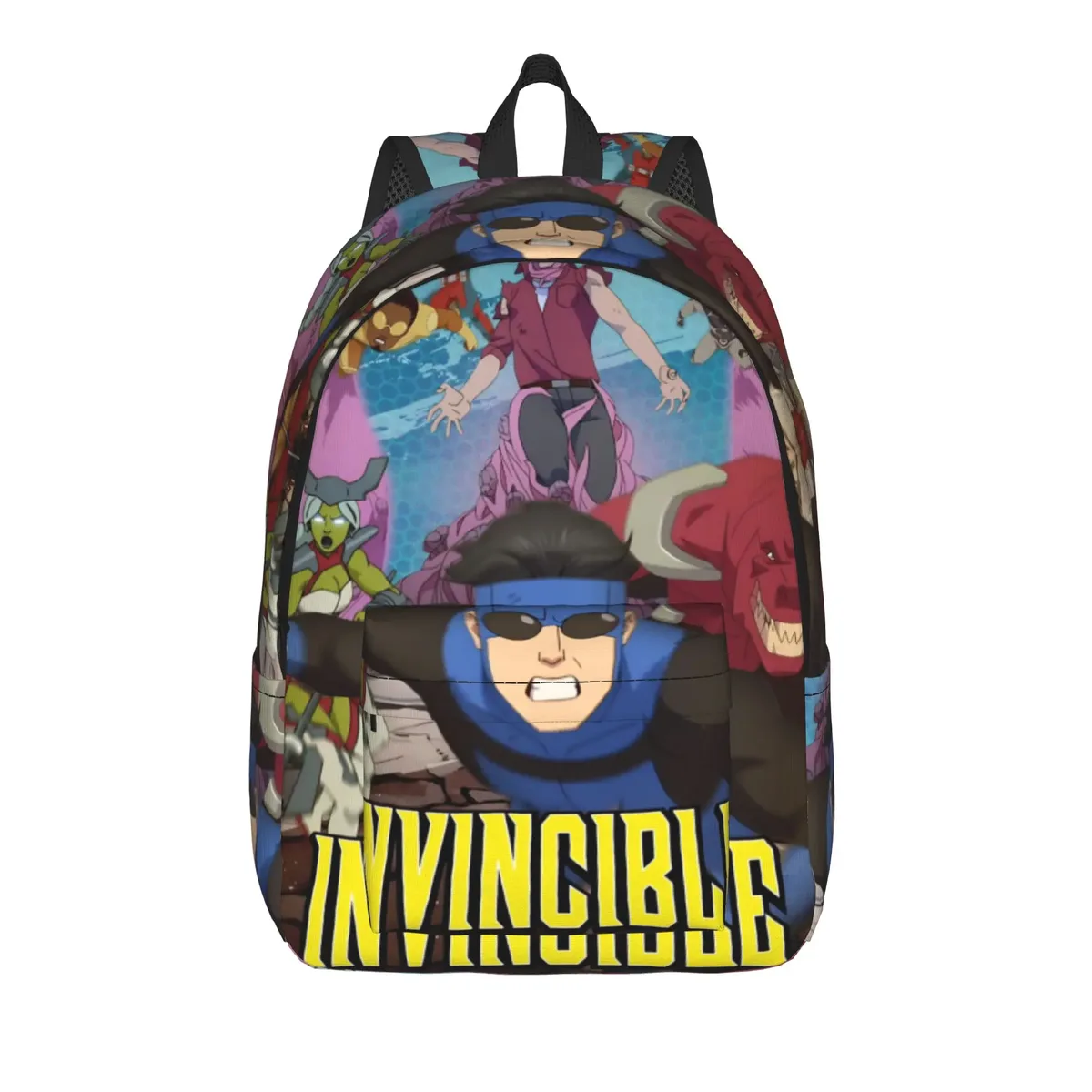sac à dos invincibles comic fashion pour hommes et femmes, sac à bandoulière pour ordinateur portable, pour le sport, la randonnée, les voyages