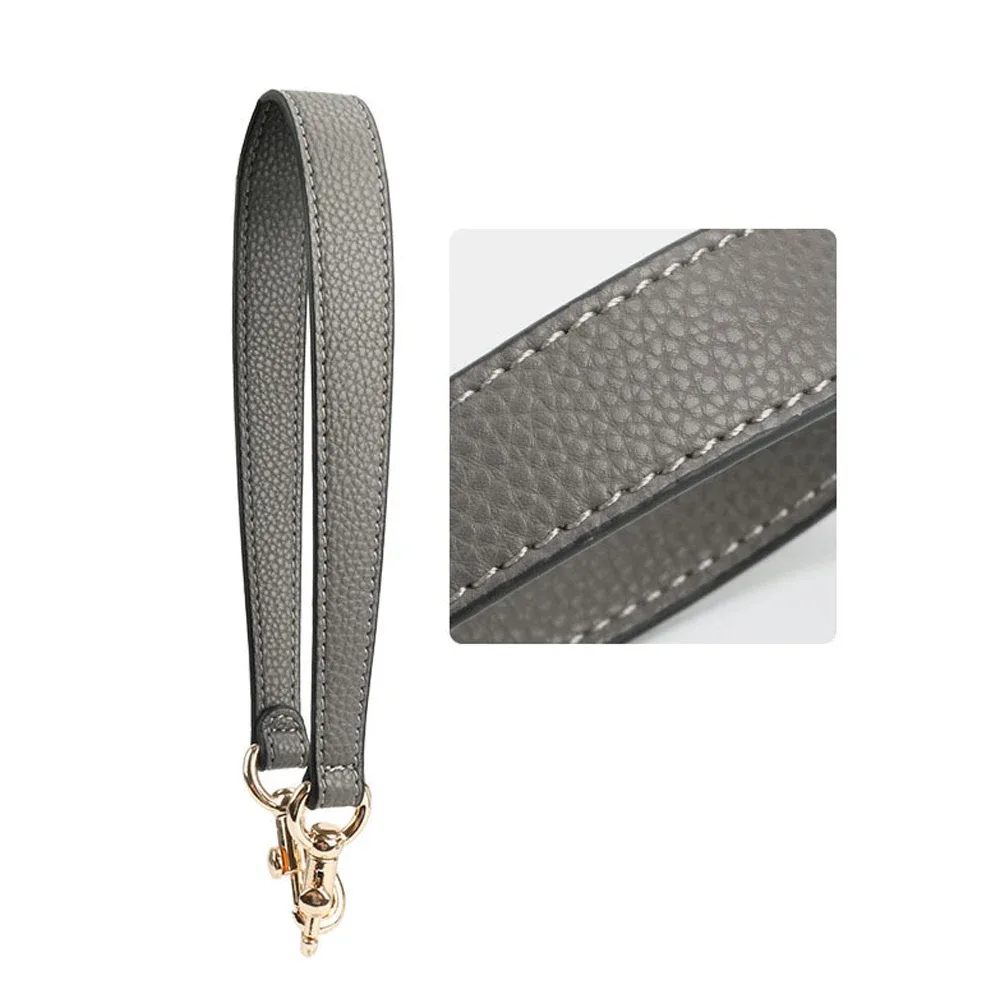 sangle de sac de conception de marque pour sac fourre-tout sous les bras, sacs à main, sangle de sac initiée par la poignée, sangle en cuir vachetta, accessoires de sac
