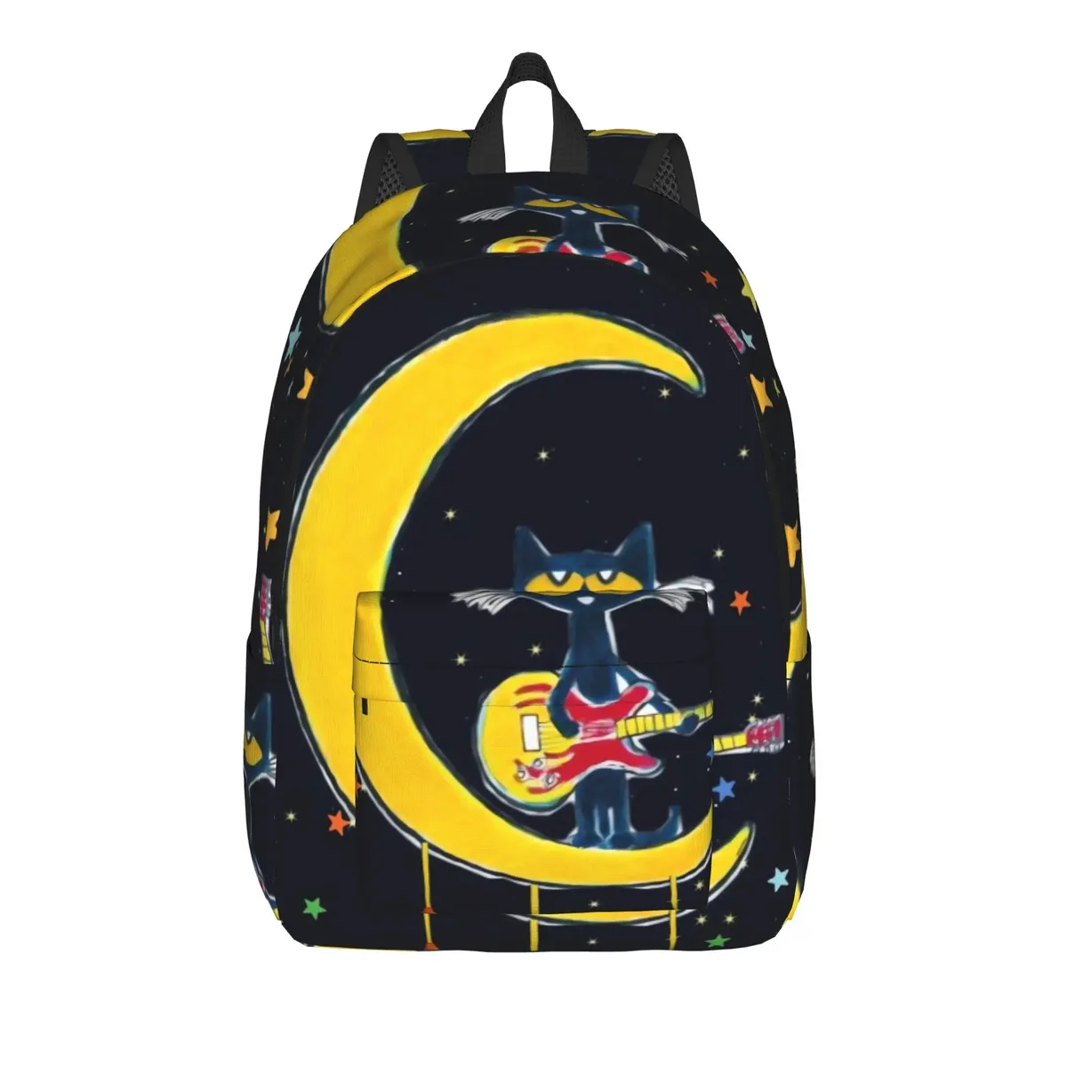 sac à dos pete le chat et ses chaussures blanches, sacs à dos d'entraînement unisexes en polyester, légers et élégants, sacs à dos pour lycée
