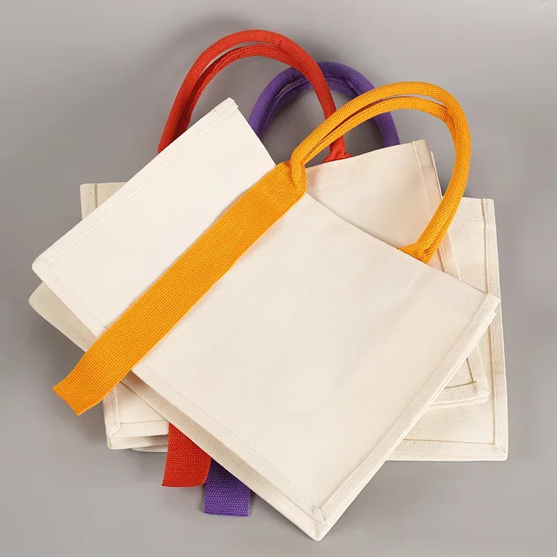 sac en toile portable tridimensionnel personnalisé pour femmes shopping travail école et voyage nouveau style sac fourre-tout simple et à la mode