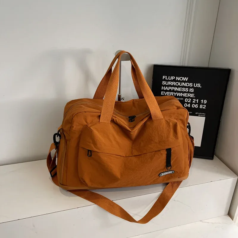 sac de voyage grande capacité pour courts séjours, unisexe, léger, sac bandoulière pour voyages d'affaires, sac de sport et de fitness imperméable