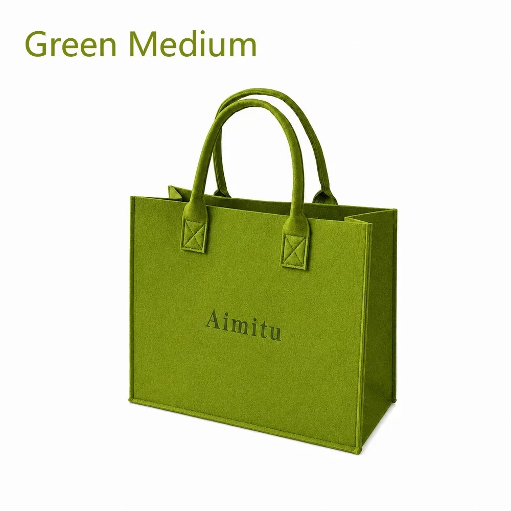 sac à bandoulière en feutre de grande capacité pour femmes, sacoche de voyage de couleur unie, sac à main simple s/m/l, nouvelle collection, 1 pièce