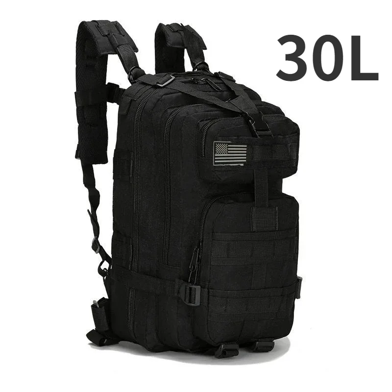 sac à dos tactique camouflage 50l/30l pour homme, sac molle, sac de randonnée imperméable pour le camping, la chasse, la randonnée