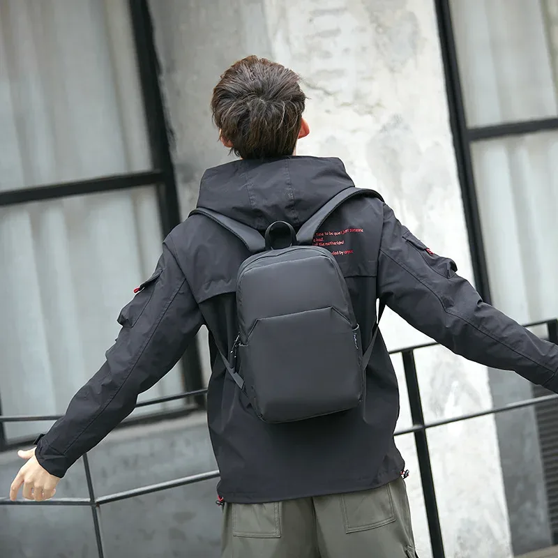 mini toile hommes sac à dos mode noir sac à dos sac d'école pour homme petit japonais mâle sac à dos voyage sacs à dos imperméables