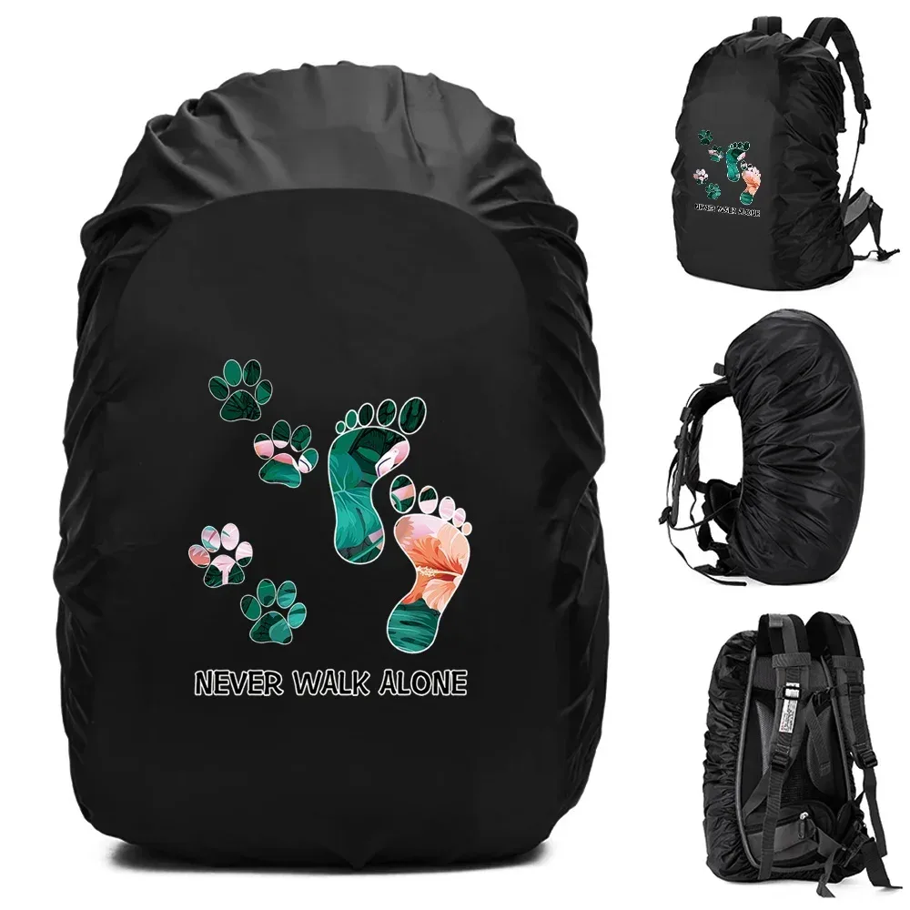 20-70l sac à dos housse de pluie housse anti-poussière pour sac arrière empreintes imprimé étanche camping randonnée sac d'escalade pour housse de pluie