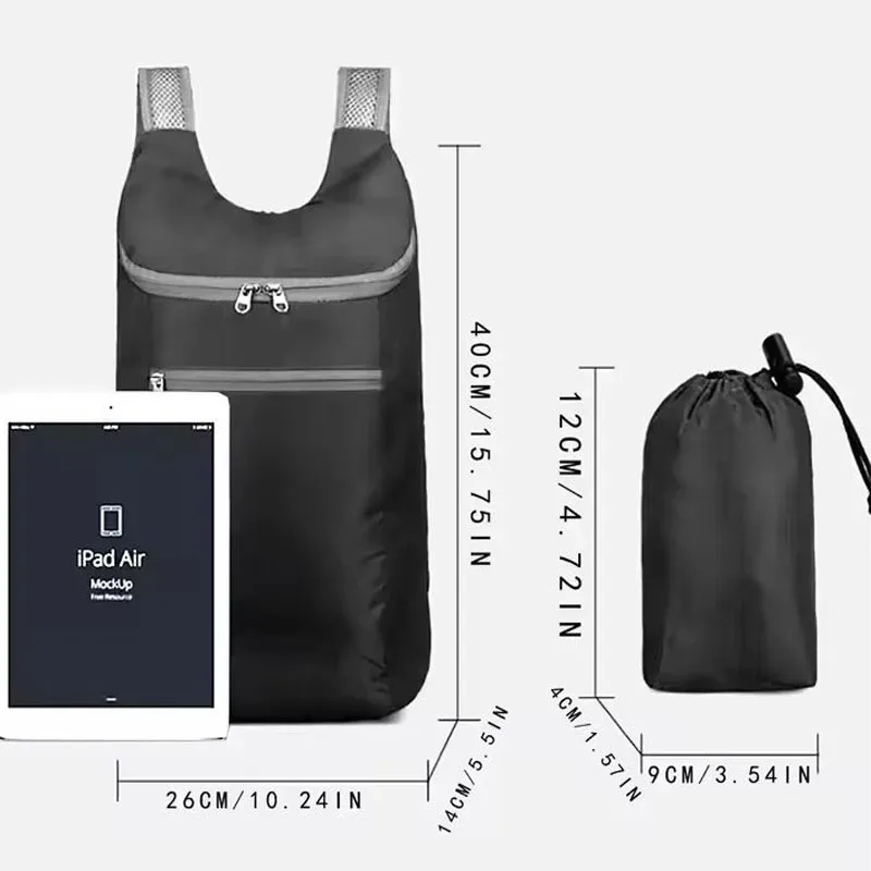 sac à dos pliable imperméable et résistant aux déchirures pour sports de montagne et activités de plein air, grande capacité, idéal pour les voyages et les affaires