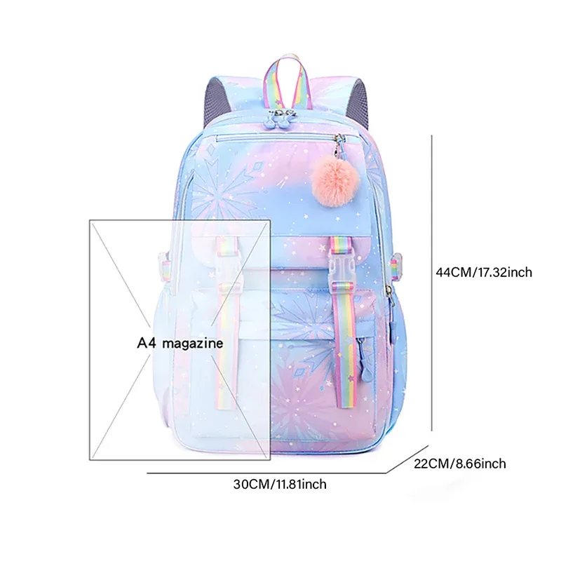 sac à dos scolaire vintage coréen ulzzang pour enfants et adolescents, motif kpop girl group katseye, sac à dos pour femmes