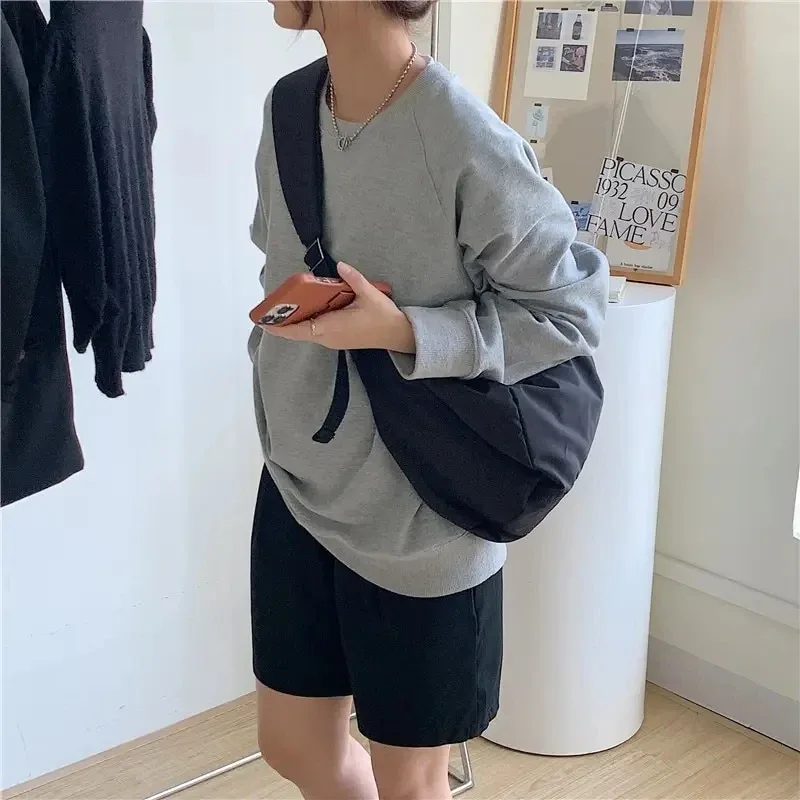 nouvelle mode été grande capacité décontracté en nylon femmes sac à bandoulière style coréen hobos sac jeunesse bandoulière sac à bandoulière