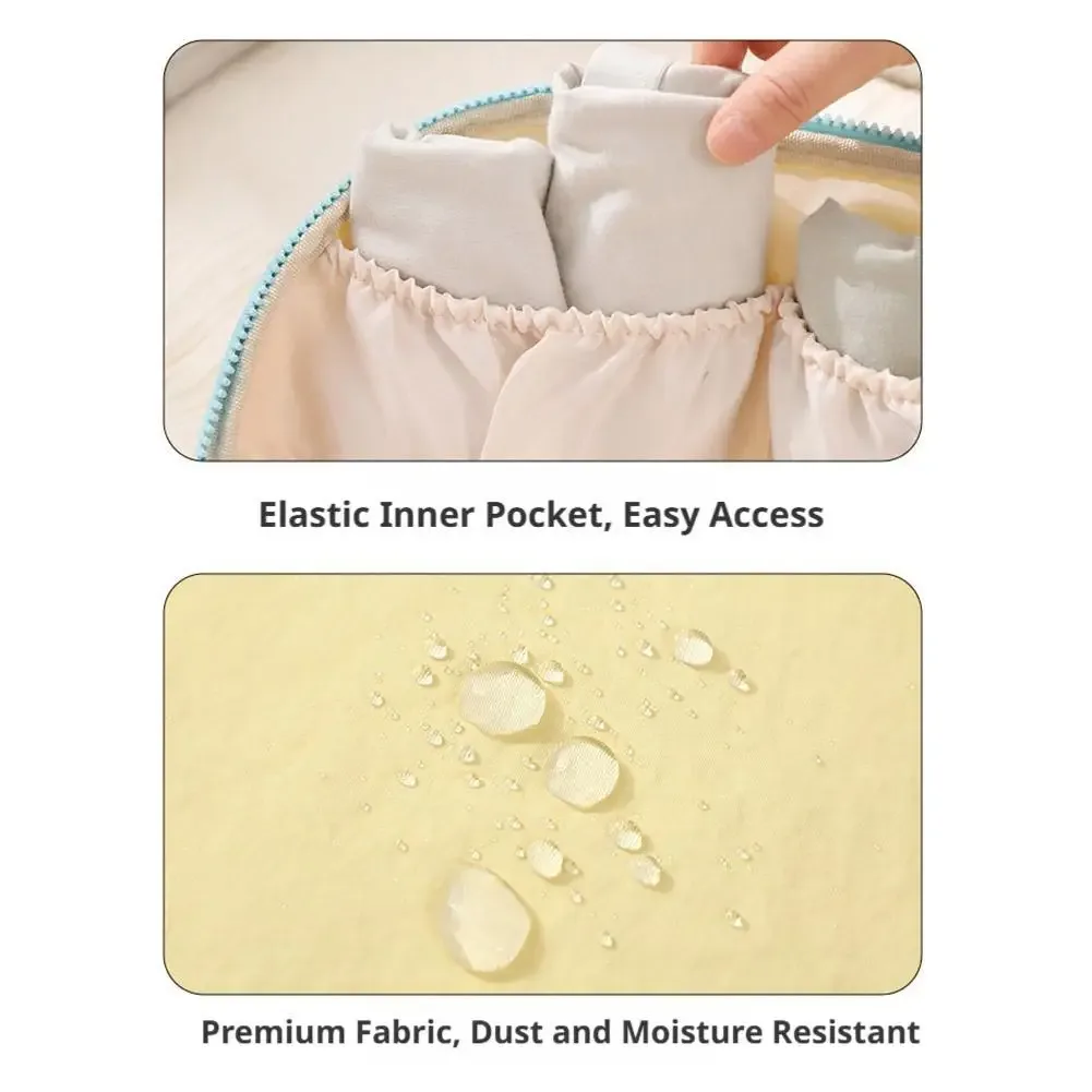 sac de rangement pour sous-vêtements de voyage, étanche, portable, pour soutien-gorge, culotte et chaussettes, organiseur 3 en 1, cubes de rangement, accessoires de bagages