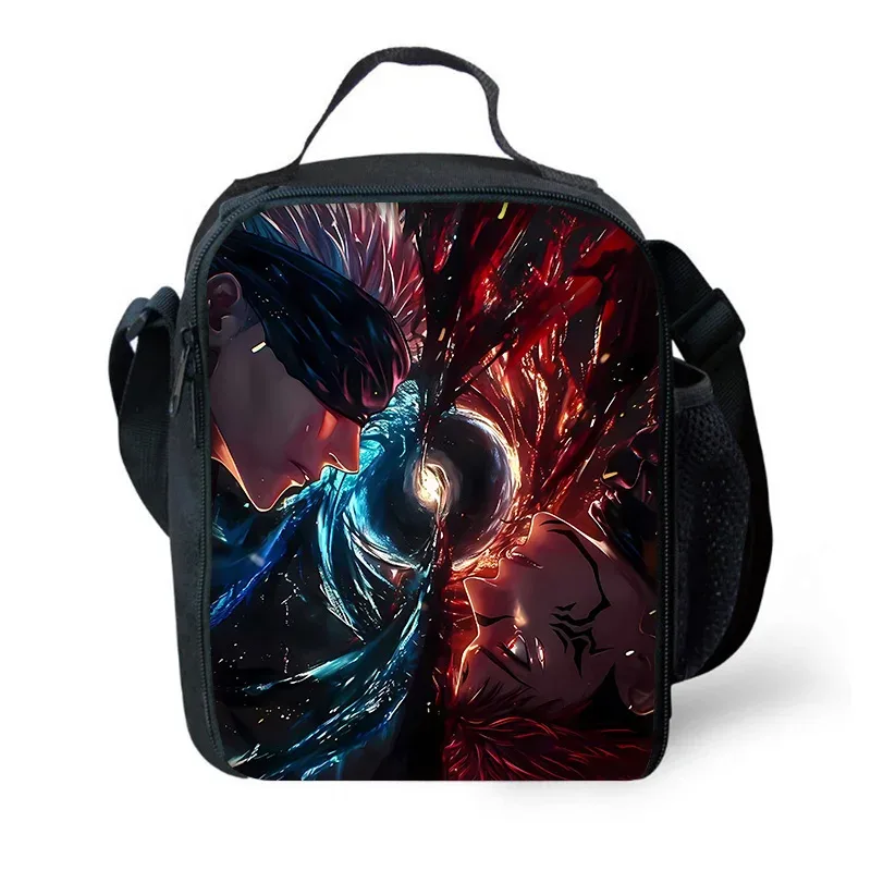 sac à dos d'école pour enfants, anime j-jujutsus k-kaisens, avec sacs à déjeuner, sacs à crayons, sacs d'école pour garçons et filles, meilleur cadeau
