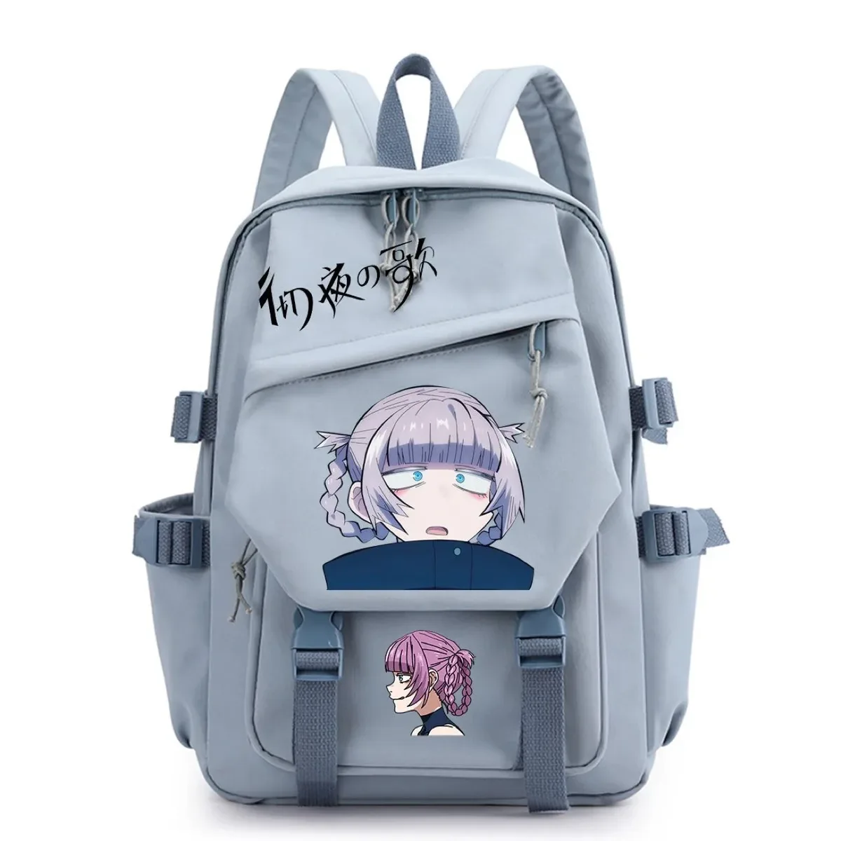 sac à dos call of the night nazuna nanakusa yamori kō cartable d'étudiant de dessin animé, sac à dos de voyage de grande capacité pour adolescents