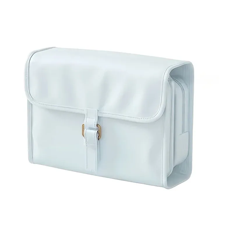 trousse de toilette suspendue grande capacité pour femme, organisateur de voyage imperméable avec séparation sec/humide, pochette de lavage pliable