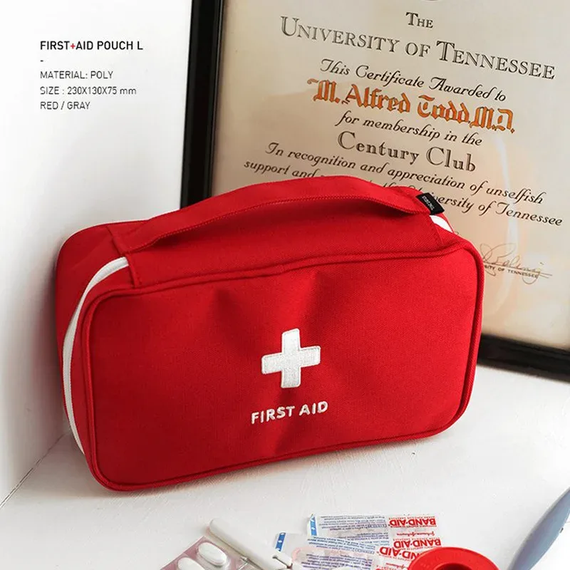 trousse de premiers soins d'urgence médicale, sac de kits de voiture étanche, kit de survie de voyage en plein air, africbag, nouveau
