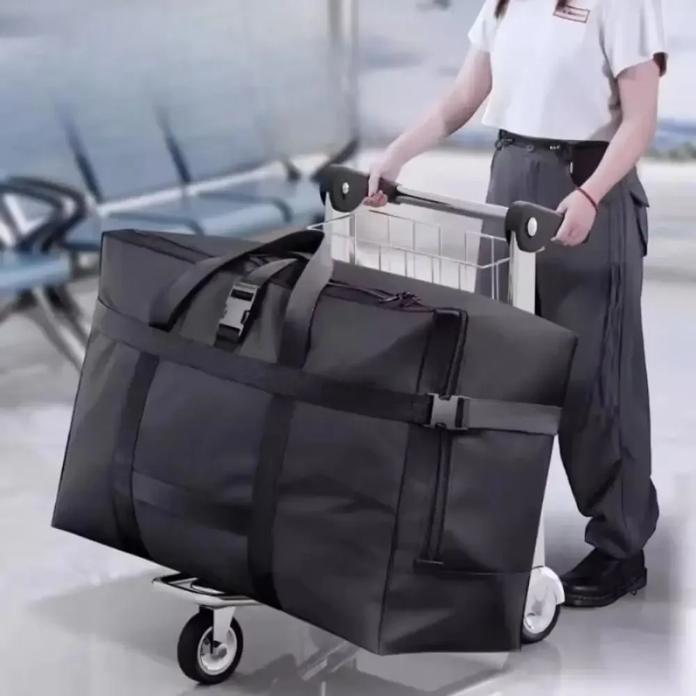 Sac de voyage de grande capacité pour hommes, sac de voyage Oxford étanche, sac de sport pliable, sacoche de sport