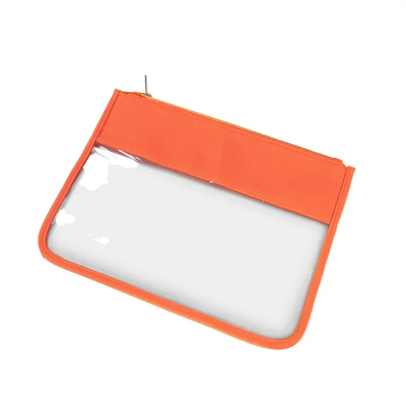 pochette classique en pvc transparent, sac de voyage transparent étanche pour cosmétiques, rouges à lèvres, brosse, sac à main en plastique avec fermeture éclair, organisateur de maquillage de toilette